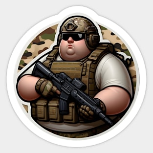 Tactical Fatman Sticker